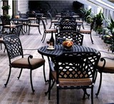 铁艺桌椅户外阳台庭院餐桌+餐椅椅子桌子欧式一桌四椅特价