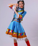 藏族舞蹈演出服装藏族女装少数民族服装民族演出服装藏族服饰藏服