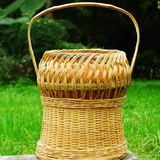 包邮传统中式取暖烤火烘笼创意礼物竹木炭笼民间手工艺装饰品摆件