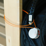 Safe+Microlock钢丝绳密码锁挂锁微型旅行防盗锁迷你背包箱包锁小