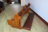 【拿撒勒木匠】基督教教堂长椅 教会长椅 实木跪凳 可定制 N-025