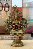 密宗佛教用品 准提菩萨 西藏佛像 『准提佛母』纯铜佛像