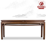 中式红木仿古条案鸡翅木平头案台纯实木供桌神台简约现代案桌特价