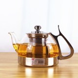 亮典玻璃茶壶电磁炉耐热可加热茶具煮水壶不锈钢过滤内胆烧水壶