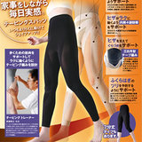 2016夏运动瘦身女士塑身裤燃脂裤 日本制女士长款塑身裤日本代购