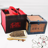 逸神 十年勐海宫廷普洱散茶 熟茶1000g 木盒装 配木茶勺 礼袋
