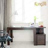 Fengze 实木书桌 简约写字台式电脑桌笔记本桌进口橡木 FZ-ES705P