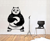 开业活动特惠 一代可移除墙贴 功夫熊猫卡通墙贴纸功夫熊猫太极拳