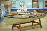 意瑟米 加勒比海盗茶几 地中海风格 船型茶几 咖啡桌 个性定制