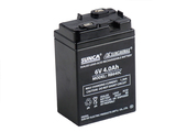原装SUNCA新佳RB640C应急灯充电电瓶6V4AH蓄电池电子秤电池6V