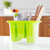 创意厨房用品用具家居实用小工具厨房收纳盒沥水架筷子勺子置物架