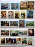 罗马尼亚盖销信销邮票1000余枚不同 不重复外国邮票 精美