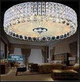 欧式圆形LED贴片节能客厅吸顶灯装修大厅灯奢华餐厅灯金色水晶灯