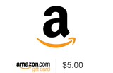 美国亚马逊美亚礼品卡充值amazon gift card充值卡5美元冲钻特价