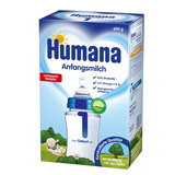 德国直邮Humana/瑚玛娜 奶粉 1段/一段婴儿牛奶粉 0-6月 600g
