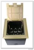音响配件LQ2730 145型地面插座/多功能话筒舞台灯光信号信息盒