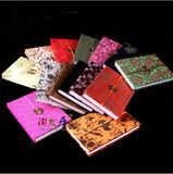 中国风特色礼品物丝绸笔记本子学生奖品 丝绸笔记本出国送老外