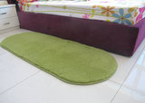 特价椭圆形丝毛地毯卧室床边地毯地垫  客厅地毯 可定做尺寸