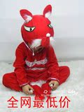 元旦圣诞节儿童表演服动物服装 儿童舞蹈服 动物表演服 红色狐狸