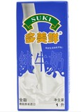 多美鲜全脂牛奶（进口食品盒装1L) 江浙沪12盒包邮