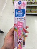 现货美国代购欧乐B Oral B 幼儿儿童电动牙刷 hello kitty女宝