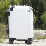 正品银座飞机轮亮面拉链铝框拉杆箱万向轮行李箱旅行箱韩国皮箱