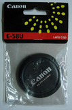 Canon 佳能镜头盖 58mm  适合600D 18-55mm 50/1.4 55-250镜头盖