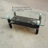 1.1米*0.55米 玻璃茶几 桌面玻璃厚度1.3CM  牢固性
