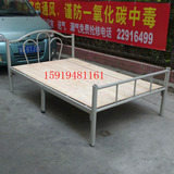 特价  简易 1.2米 1.5米 单人 双人 单层  六脚 铁床 铁艺床