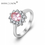 日韩版时尚饰品 夸张食指指环 大颗粉钻锆石 仿真钻石戒指女 知妮
