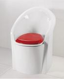 促销帝王品质马桶 洁具 彩色座便器 红白色坐便器 亚克力座厕