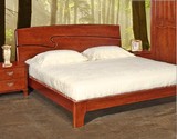全实木床柏木双人床1.5米单人床美式乡村田园家具1米5欧式硬板床