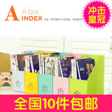可爱卡通纸质桌面收纳盒 整理盒韩国创意办公书本文件收纳杂物盒