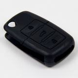 大众/斯柯达通用汽车用钥匙包 改装折叠硅胶钥匙保护套防磨损
