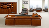 实木家具 老板桌办公桌 油漆经理台时尚简约木制大班桌椅特价