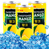 韩国零食进口饮料 lotte韩国乐天芒果汁mango汁饮料180ml饮品