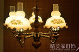 新款欧式美式田园地中海老上海客厅卧室吊灯餐厅简欧复古创意灯具