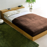 1.5米板式双人床1.8m榻榻米床单人日式床高箱床韩式床储物收纳床