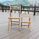楠竹靠背椅儿童椅竹椅子小靠背椅餐椅小凳子实木可折叠椅厚特价