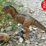 侏罗纪公园遥控霸王龙 有声光可行走超大仿真电动恐龙 大暴龙玩具