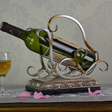 创意餐桌装饰客厅吧台树脂时尚欧式厨师简易酒柜葡萄酒红酒架摆件