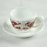 意大利KARALIS卡布奇诺咖啡杯 加厚 陶瓷咖啡杯碟 套装 创意杯子