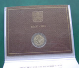 梵蒂冈2011年马德里第二十六届世界青年日-2欧元双色镶嵌纪念币