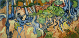 梵高 三根树根与树干 高仿 世界名画 油画复制 礼品 装饰 收藏