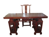 明清仿古琴桌古筝桌中式古典实木榆木家具条案书法桌