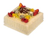 馨83吉林市好利来生日蛋糕速递一见倾心送货上门好利来方形水果