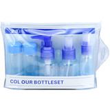 绿色环保塑料 空瓶套装 携带方便 旅行必备 蓝色粉色 颜色随机发