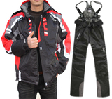 新款Spiderco/蜘蛛滑雪服 套装外套防水防寒超保暖男士 滑雪衣裤