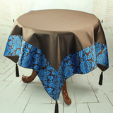 中式台布桌布家居布艺尺寸可定做 圆桌餐桌茶几台布桌布餐桌布
