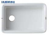 惠达卫浴洗涤洗碗单槽厨房陶瓷水槽HD4特价原厂正品特价促销